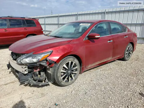 1N4AL3AP3JC208050 — 2018 Nissan Altima, Передняя часть, фото до ремонта