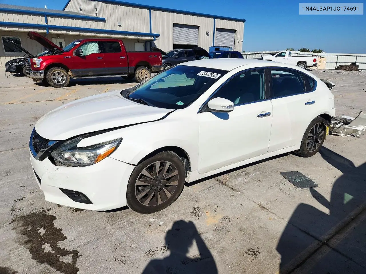2018 Nissan Altima 2.5 Sl VIN 1N4AL3AP1JC174691 фото 1