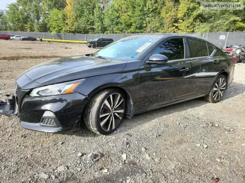 1N4BL4CV6KN318716 — 2019 Nissan Altima, Передняя часть, фото до ремонта