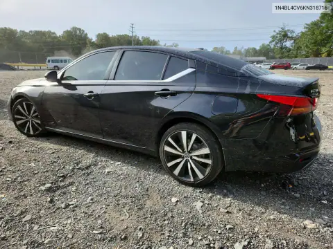 2019 Nissan Altima Sr VIN 1N4BL4CV6KN318716 фото 2
