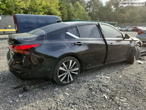 2019 Nissan Altima Sr VIN 1N4BL4CV6KN318716 фото 3