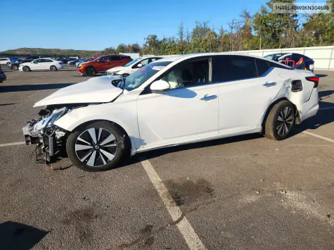 1N4BL4DW0KN304608 — 2019 Nissan Altima, Передняя часть, фото до ремонта