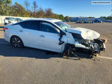 2019 Nissan Altima Sv VIN 1N4BL4DW0KN304608 фото 4