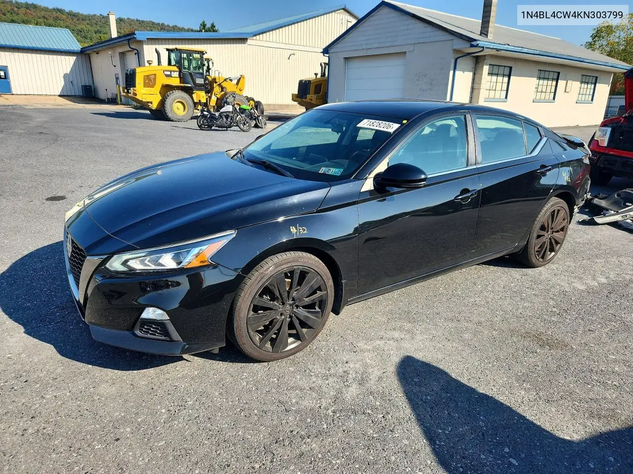 2019 Nissan Altima Sr VIN 1N4BL4CW4KN303799 фото 1