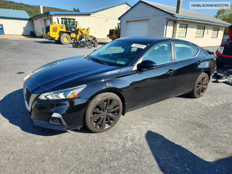 1N4BL4CW4KN303799 — 2019 Nissan Altima, Задняя часть, фото до ремонта