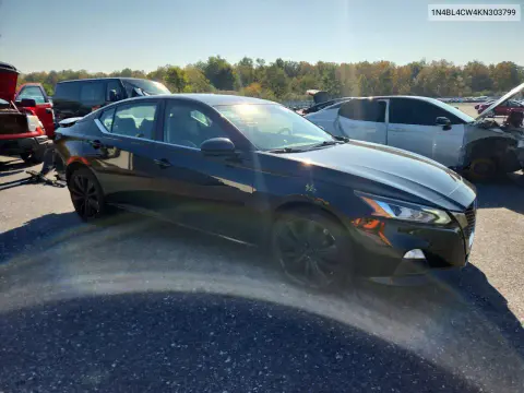 2019 Nissan Altima Sr VIN 1N4BL4CW4KN303799 фото 4