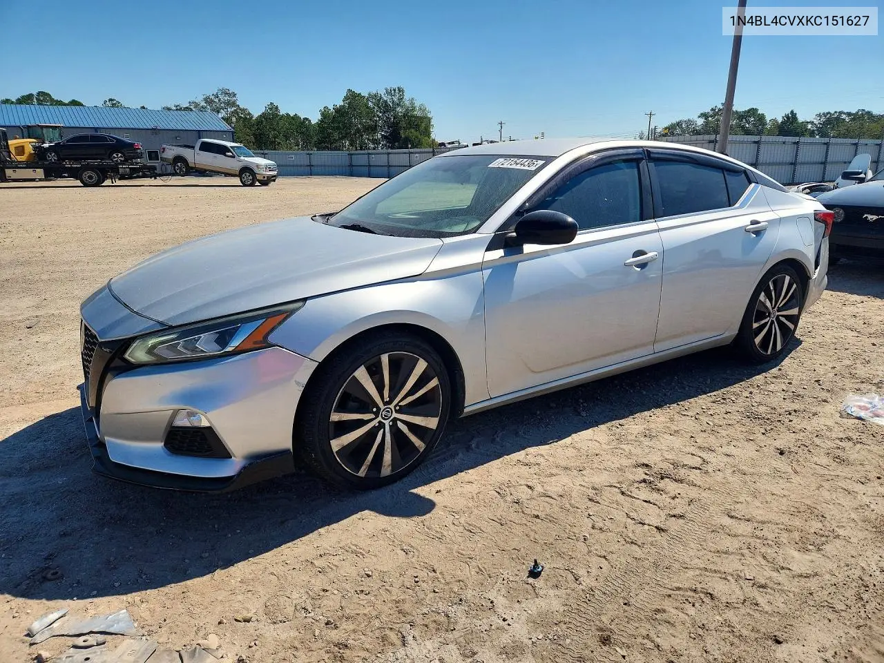 1N4BL4CVXKC151627 Nissan Altima 2019 — повреждение Задняя часть, фото до ремонта
