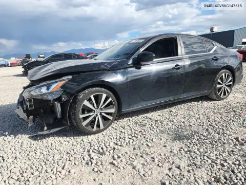 1N4BL4CV5KC147615 — 2019 Nissan Altima, Передняя часть, фото до ремонта