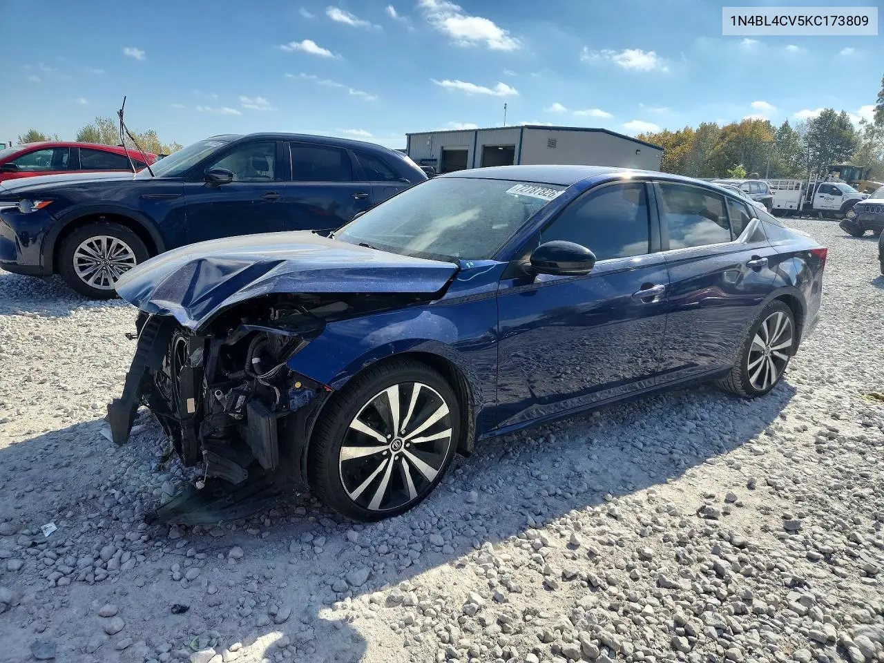 2019 Nissan Altima Sr VIN 1N4BL4CV5KC173809 фото 1
