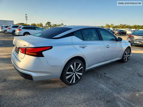 2019 Nissan Altima Sr VIN 1N4BL4CW7KN322198 фото 3