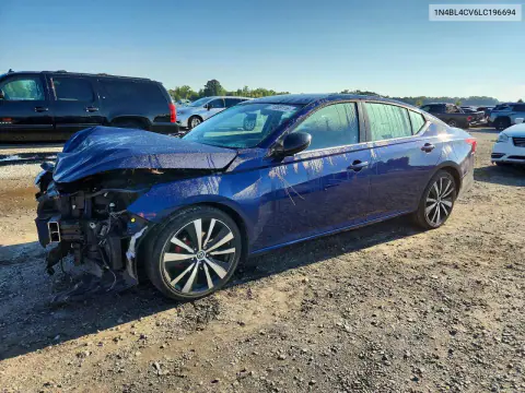 2020 Nissan Altima Sr VIN 1N4BL4CV6LC196694 фото 1
