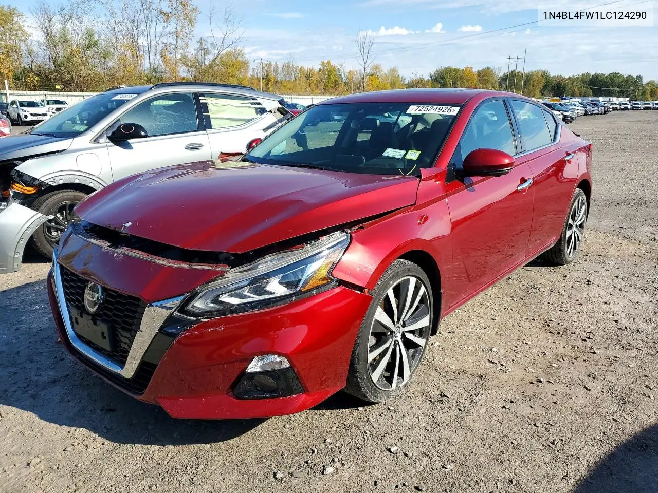 2020 Nissan Altima Platinum VIN 1N4BL4FW1LC124290 фото 1