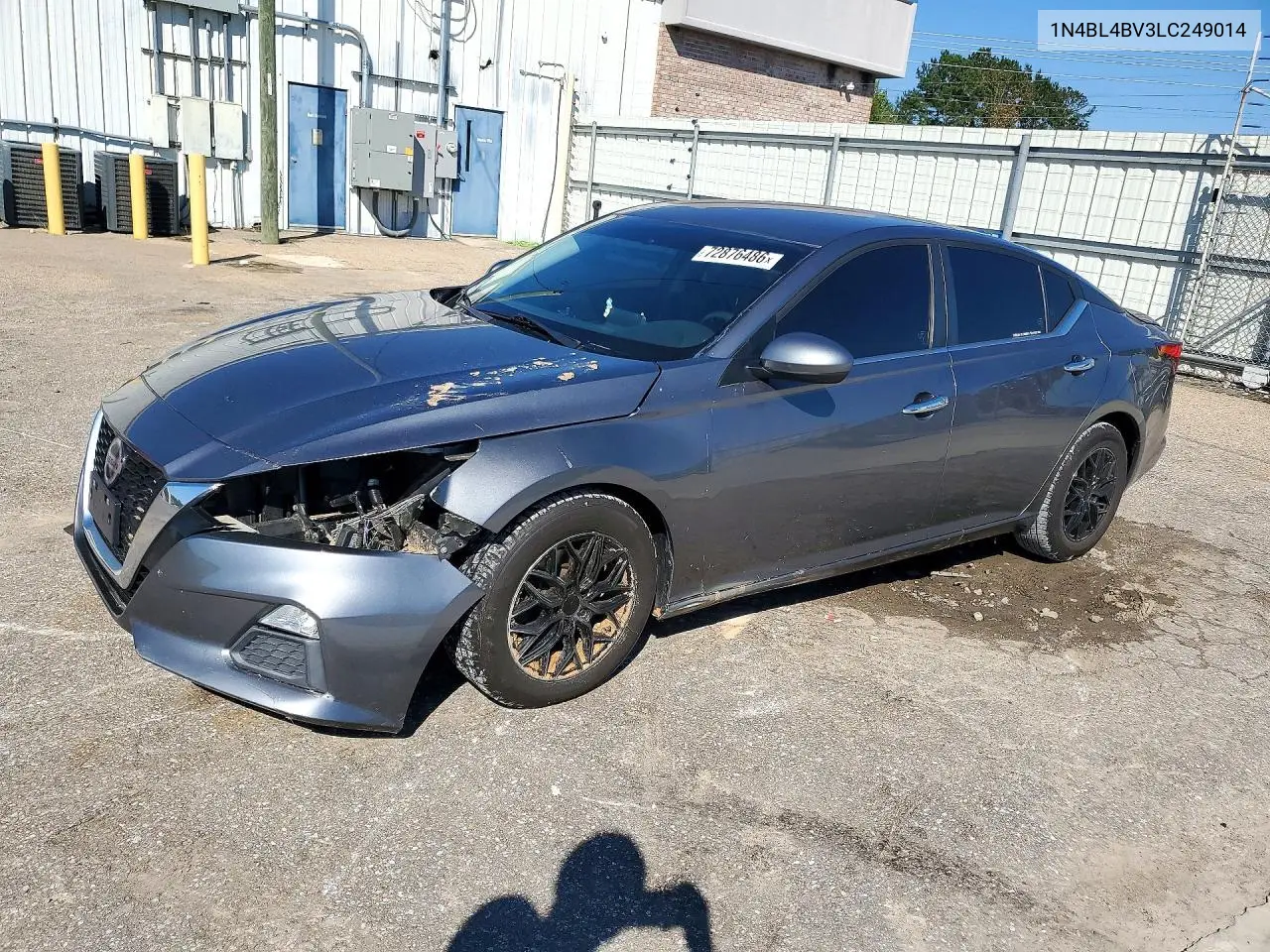 2020 Nissan Altima S VIN 1N4BL4BV3LC249014 фото 1