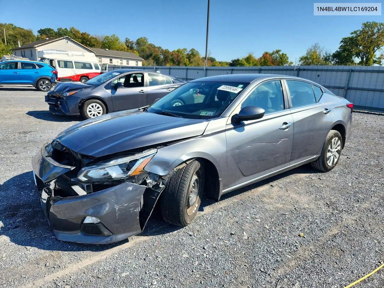 2020 Nissan Altima S VIN 1N4BL4BW1LC169204 фото 1