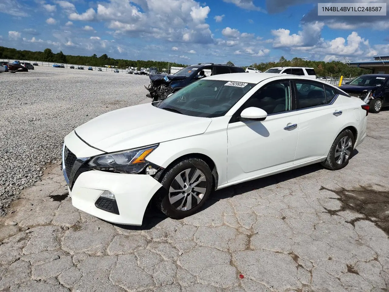 2020 Nissan Altima S VIN 1N4BL4BV1LC248587 фото 1