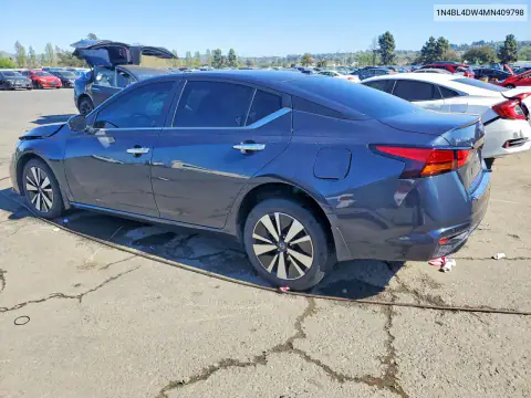 1N4BL4DW4MN409798 — 2021 Nissan Altima, фото 2 с аукциона Copart 20.10.2026, Передняя часть