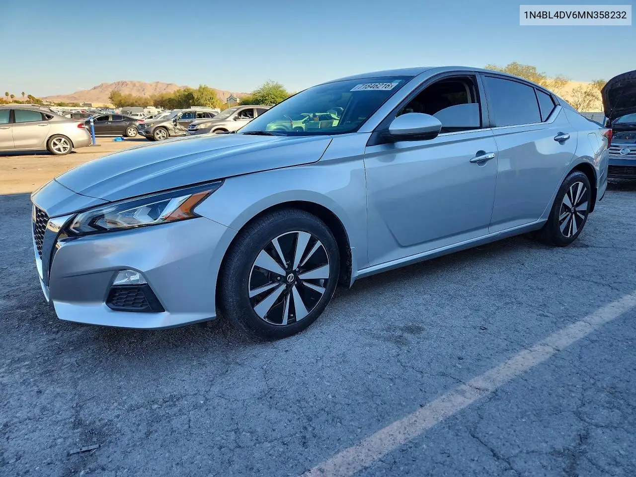 2021 Nissan Altima Sv VIN 1N4BL4DV6MN358232 фото 1