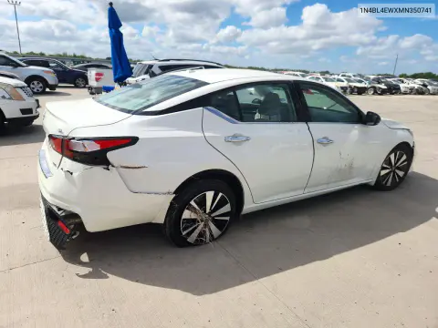 2021 Nissan Altima Sl VIN 1N4BL4EWXMN350741 фото 3