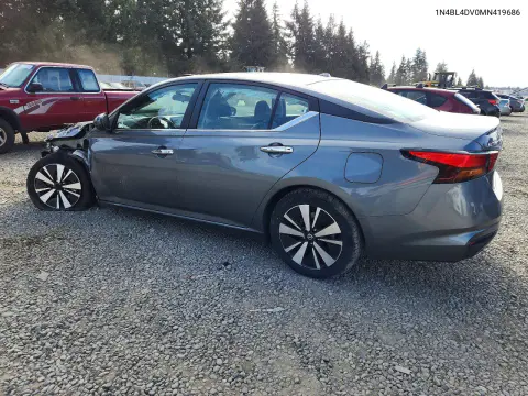 2021 Nissan Altima Sv VIN 1N4BL4DV0MN419686 фото 2