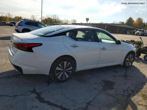 2021 Nissan Altima Sv VIN 1N4BL4DW6MN370857 фото 3