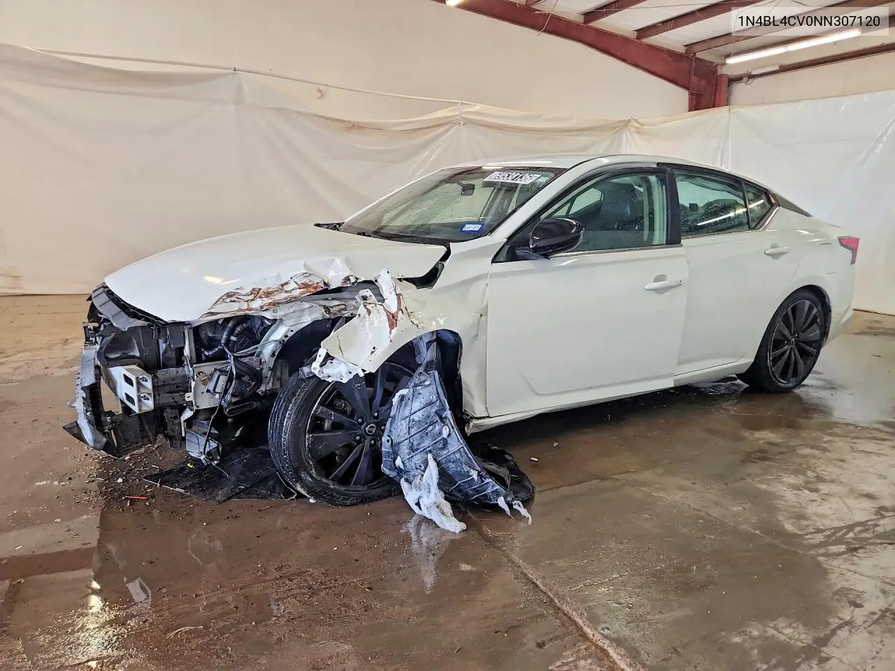 1N4BL4CV0NN307120 Nissan Altima 2022 — повреждение Передняя часть, фото до ремонта