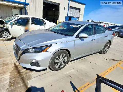 1N4BL4BV1NN414646 — 2022 Nissan Altima, Передняя часть, фото до ремонта