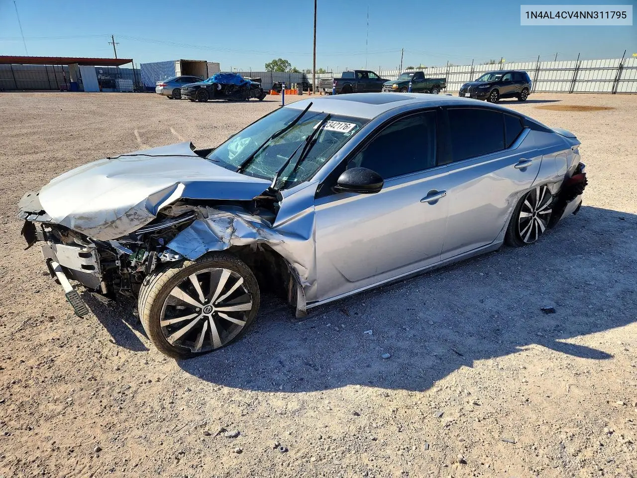 2022 Nissan Altima Sr VIN 1N4AL4CV4NN311795 фото 1
