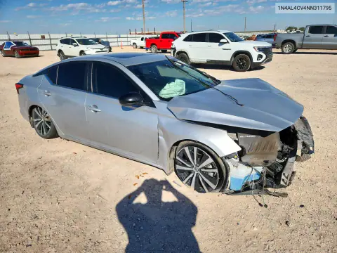 2022 Nissan Altima Sr VIN 1N4AL4CV4NN311795 фото 4