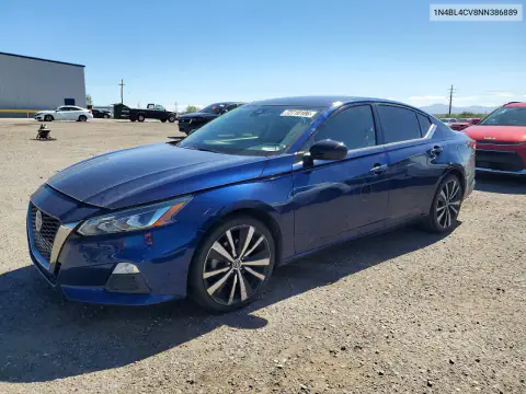 1N4BL4CV8NN386889 — 2022 Nissan Altima, Сторона, фото до ремонта
