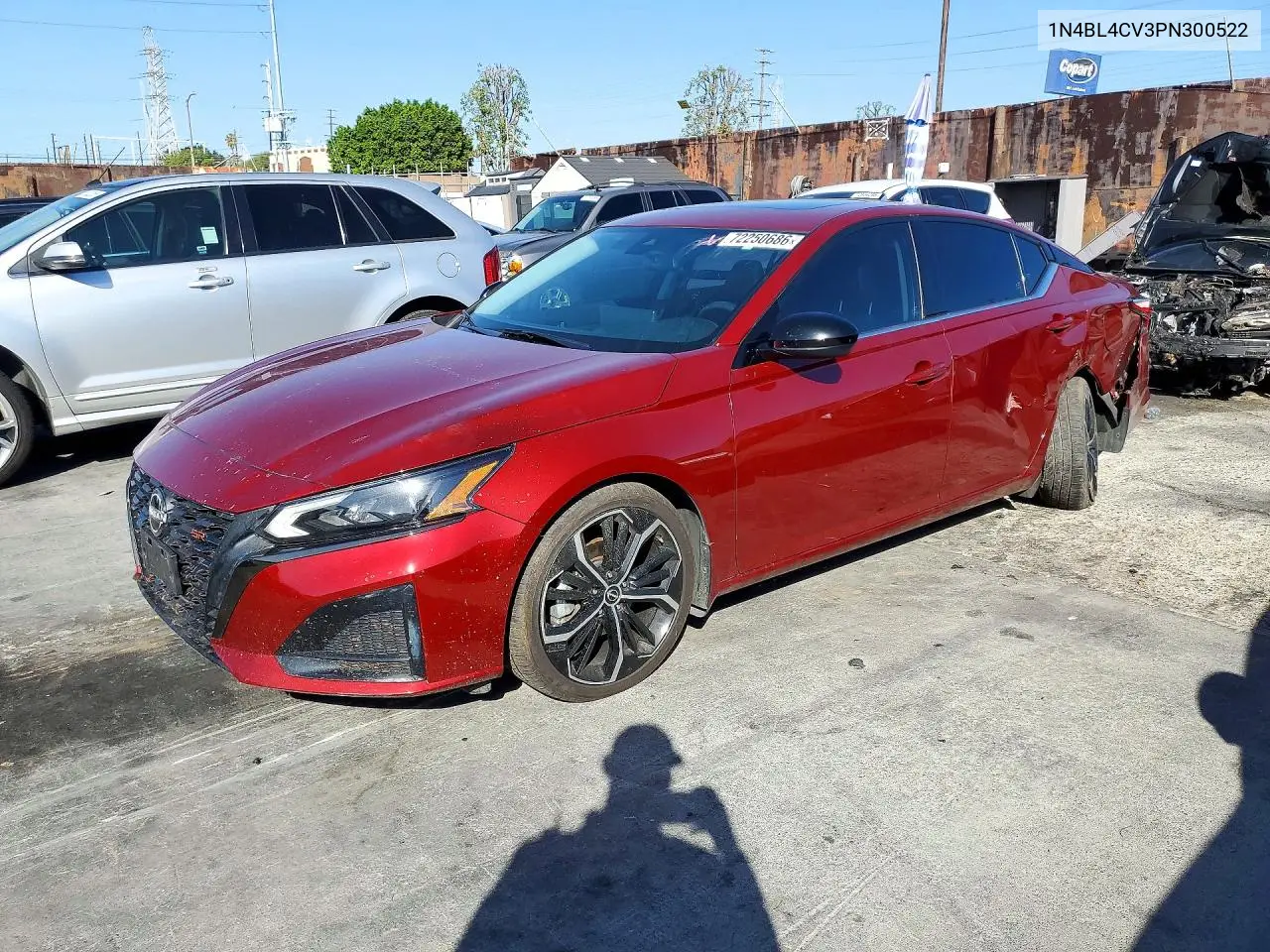 2023 Nissan Altima Sr VIN 1N4BL4CV3PN300522 фото 1
