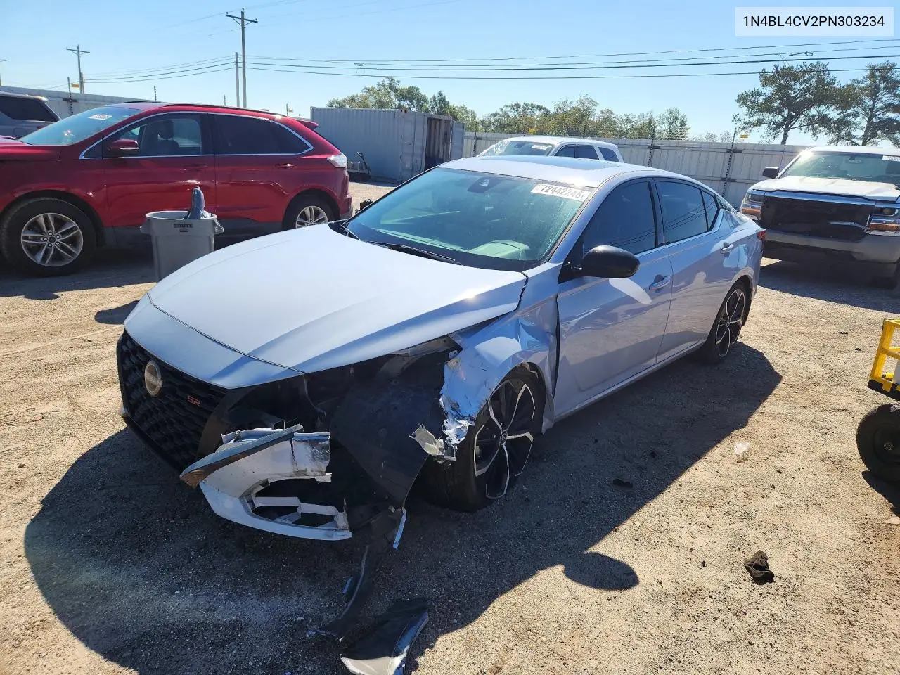 1N4BL4CV2PN303234 Nissan Altima 2023 — повреждение Боковая часть, фото до ремонта