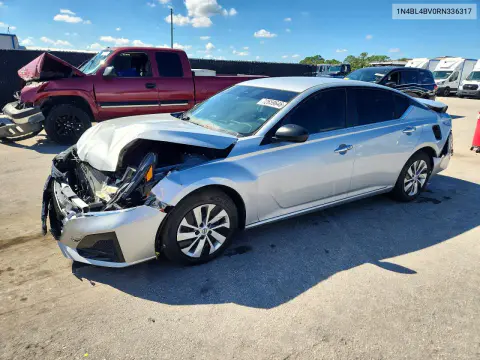 1N4BL4BV0RN336317 — 2024 Nissan Altima, Передняя часть, фото до ремонта