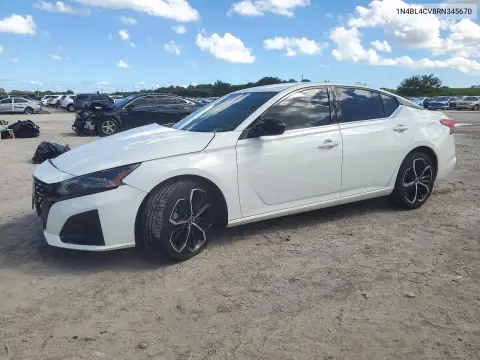 1N4BL4CV8RN345670 — 2024 Nissan Altima, Передняя часть, фото до ремонта