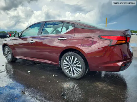 2025 Nissan Altima Sv VIN 1N4BL4DV5SN343086 фото 2
