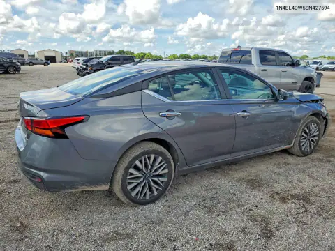 2025 Nissan Altima Sv VIN 1N4BL4DW5SN427594 фото 3