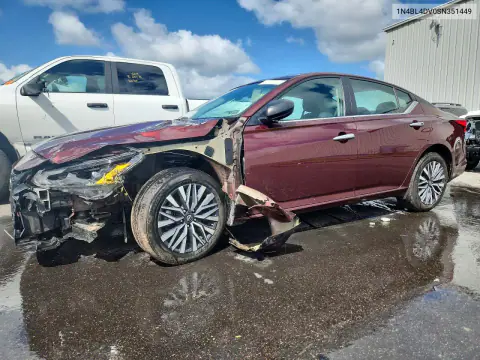 2025 Nissan Altima Sv VIN 1N4BL4DV0SN351449 фото 1