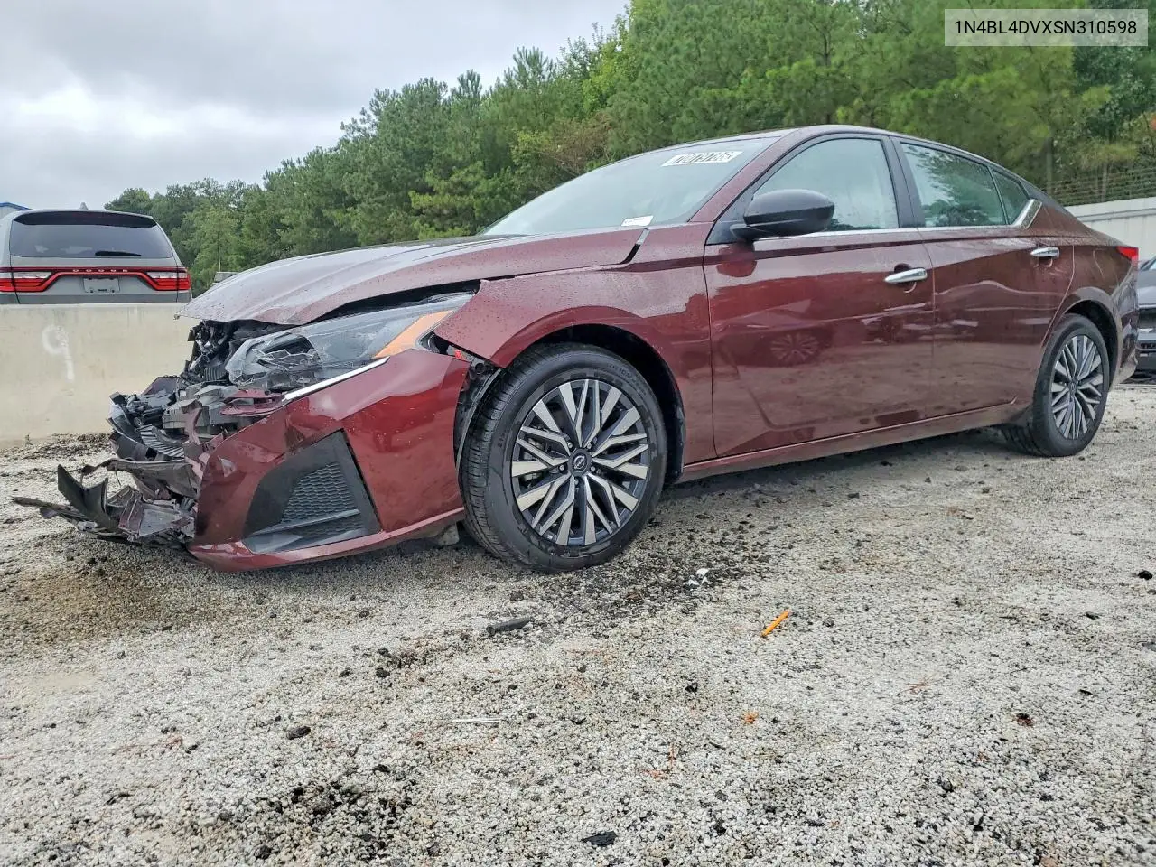 2025 Nissan Altima Sv VIN 1N4BL4DVXSN310598 фото 1