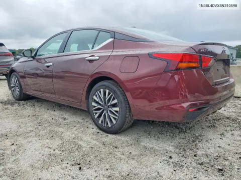 2025 Nissan Altima Sv VIN 1N4BL4DVXSN310598 фото 2