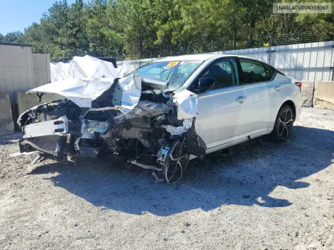 1N4BL4CV3SN359367 — 2025 Nissan Altima, Передняя часть, фото до ремонта