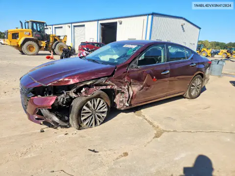1N4BL4DVXSN412824 — 2025 Nissan Altima, Передняя часть, фото до ремонта