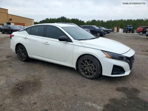 2025 Nissan Altima Sr VIN 1N4BL4CV0SN353753 фото 4