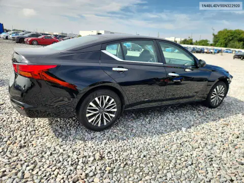 2025 Nissan Altima Sv VIN 1N4BL4DV5SN322920 фото 3