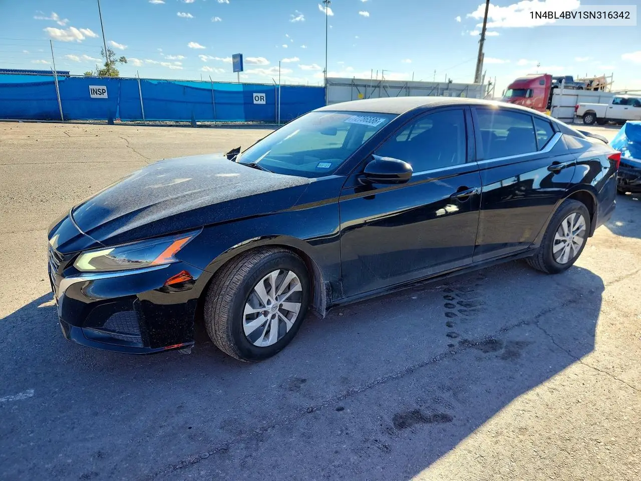 1N4BL4BV1SN316342 Nissan Altima 2025 — повреждение Передняя часть, фото до ремонта