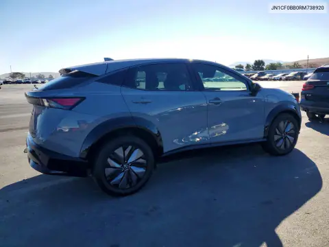 2024 Nissan Ariya Engage VIN JN1CF0BB0RM738920 фото 3