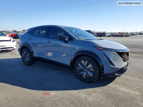 2024 Nissan Ariya Engage VIN JN1CF0BB0RM738920 фото 4