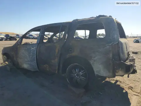 2006 Nissan Armada Se VIN 5N1AA08A96N707152 фото 2