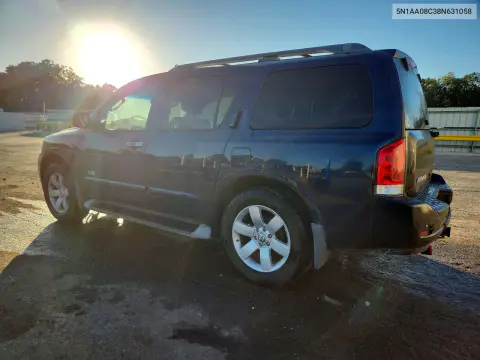 2008 Nissan Armada Se VIN 5N1AA08C38N631058 фото 2