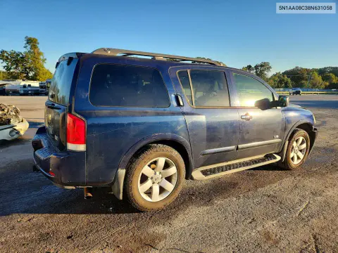 2008 Nissan Armada Se VIN 5N1AA08C38N631058 фото 3