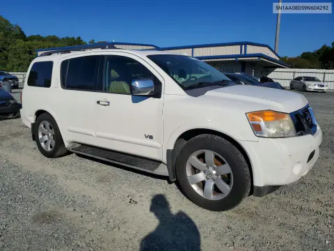 2009 Nissan Armada Se VIN 5N1AA08D59N604292 фото 4