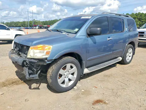 5N1BA0ND5CN600050 — 2012 Nissan Armada, Передняя часть (Front End), фото до ремонта